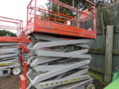 SKYJACK SJ 3226 SCISSOR LIFT ACCESS PLATFORM. SLIDE OUT DECK EXTENSION. SN;2700051. 9.92M WORKING H