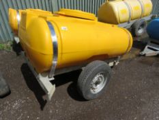 TRAILER ENGINEERING 1200 LITRE SITE TOWED WATER BOWSER. DIRECT FROM LOCAL COMPANY BEING SURPLUS TO R