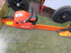 DEKO PETROL ENGINED CHAINSAW, UNUSED.