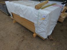 LARGE PACK OF UNTREATED SHIPLAP TIMBER CLADDING BOARDS 9.5CM X 1.8M APPROX.