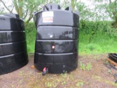 5000 LITRE CAPACITY WATER TANK. DIRECT FROM FILM STUDIO HAVING BEEN USED FOR A RAIN CANNON.