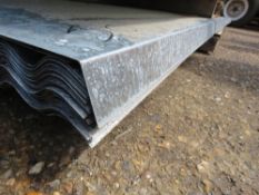 PACK OF 50 X 10FT LENGTH APPROX GALVANISED CORRUGATED ROOF SHEETS, 26G. 90cm wide.