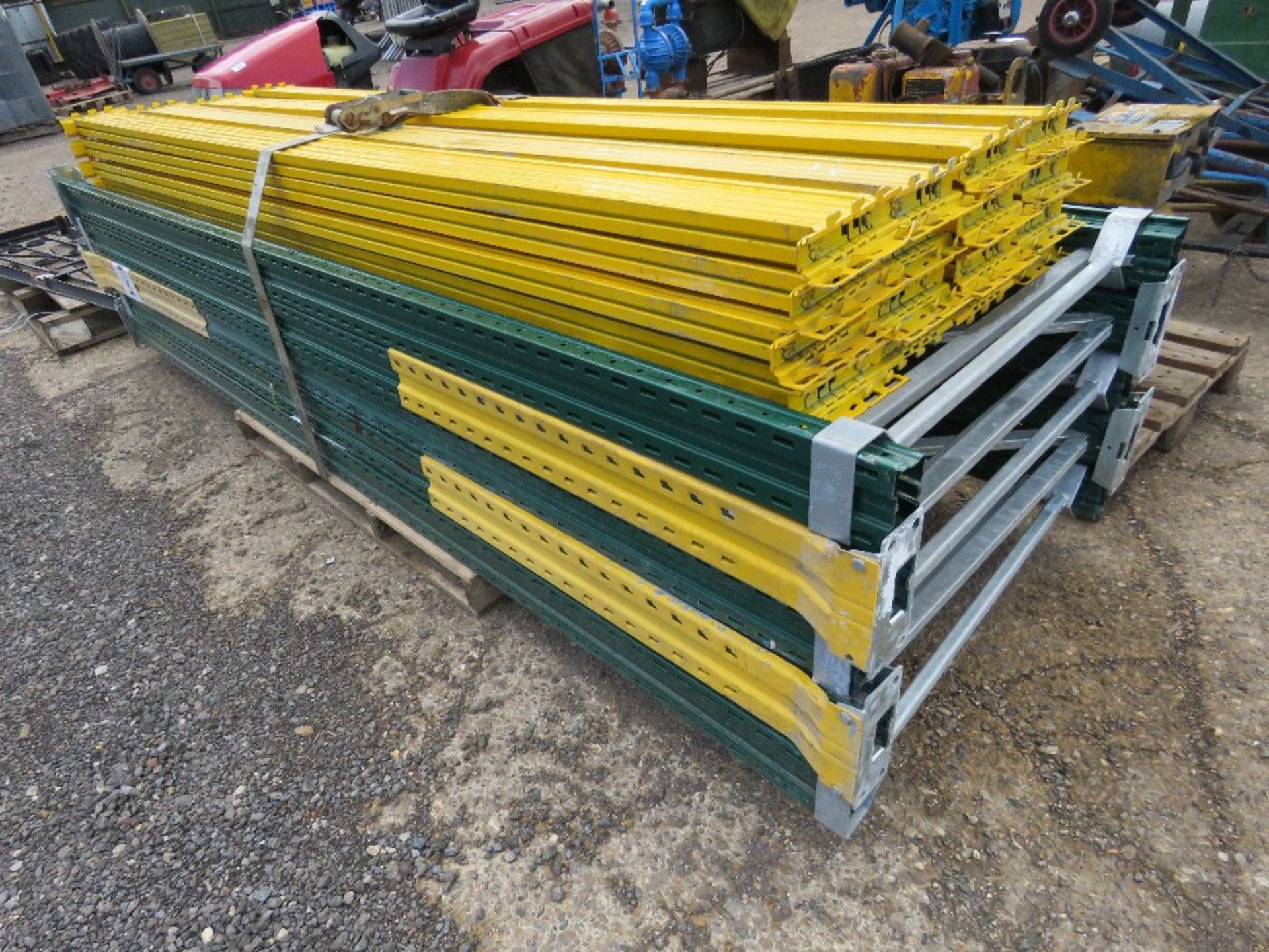 QUANTITY OF PALLET RACKING. 5 X UPRIGHTS @3M PLUS 16 X BEAMS @ 2.7M APPROX. NO VAT ON HAMMER PRICE. - Image 3 of 5