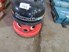 NUMATIC 240VOLT VACUUM. UNTESTED, CONDITION UNKNOWN.