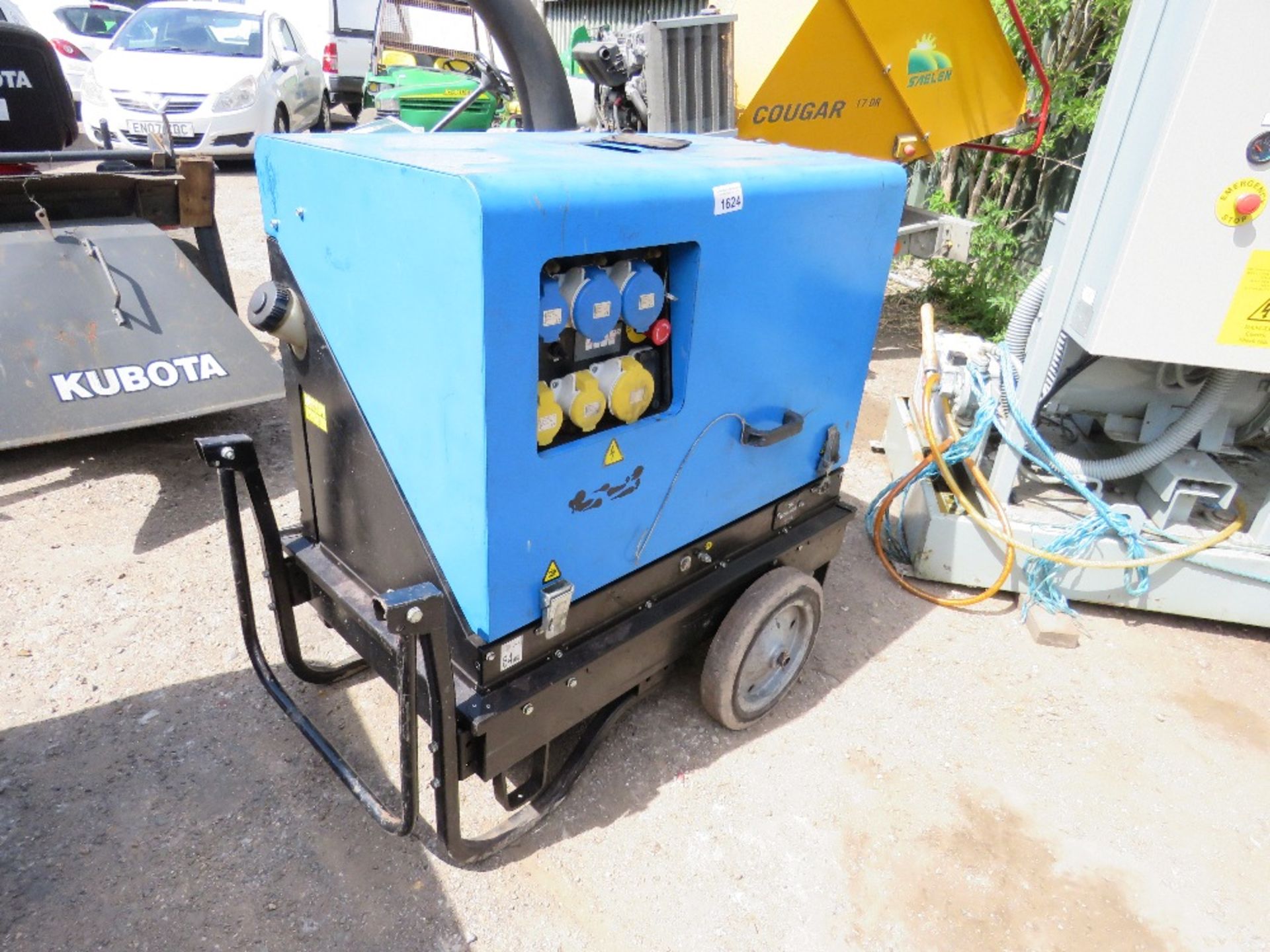 PRAMAC 6KVA DIESEL GENERATOR WHEN TESTED WAS SEEN TO RUN AND MAKE POWER
