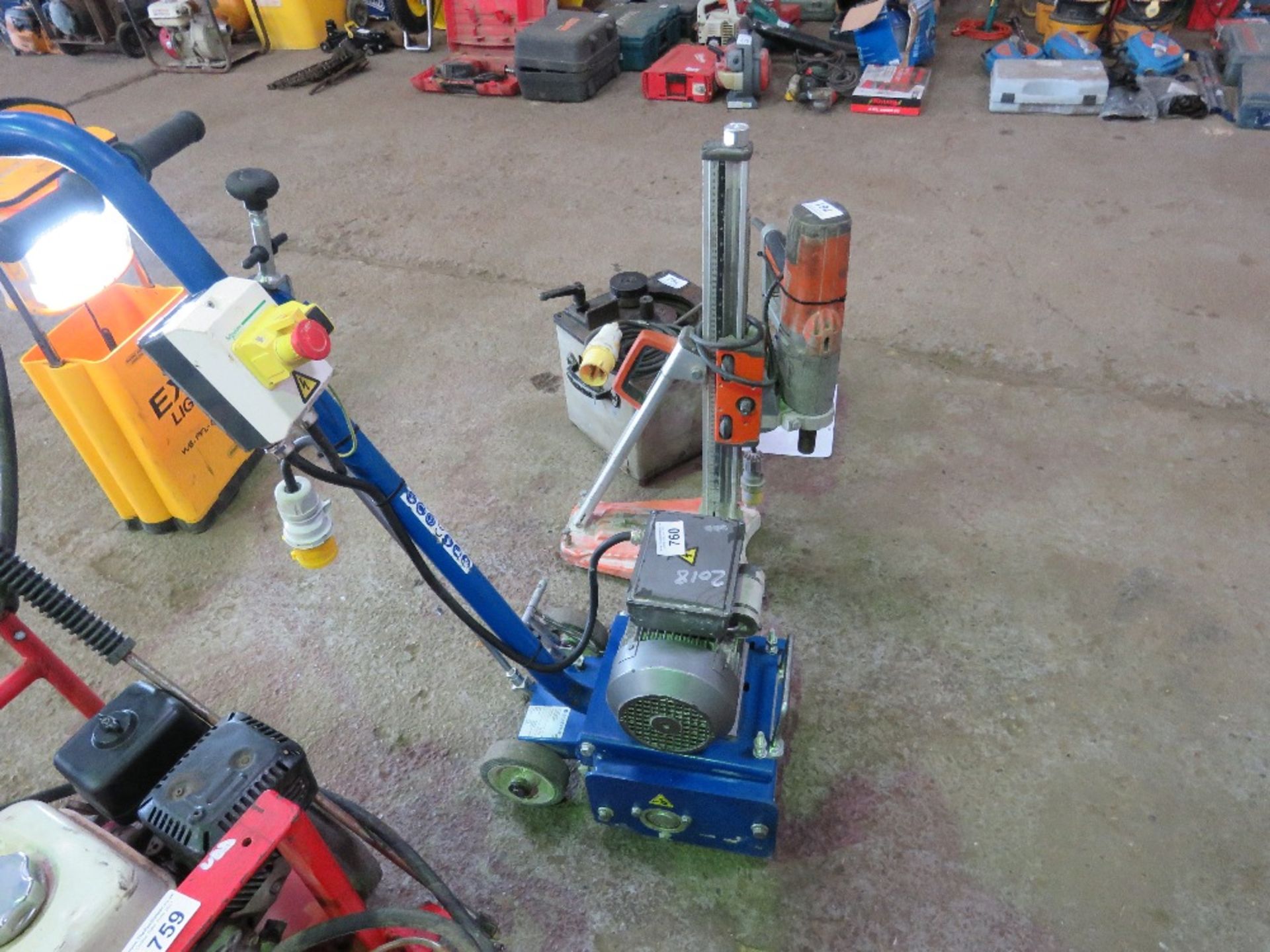 BLASTRAC 110VOLT FLOOR GRINDER UNIT, YEAR 2018. UNTESTED, CONDITION UNKNOWN. - Image 3 of 4