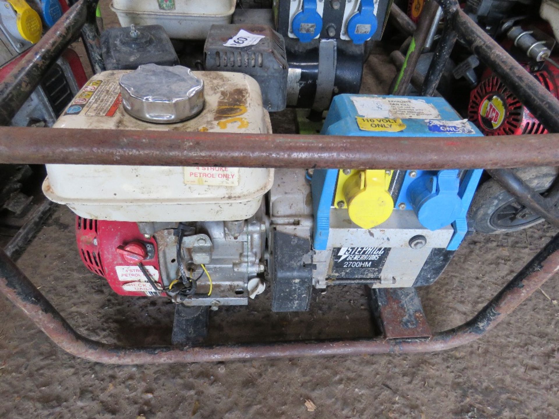 PETROL ENGINED GENERATOR, CONDITION UNKNOWN. DIRECT FROM UTILITIES CONTRACTOR. - Image 3 of 3