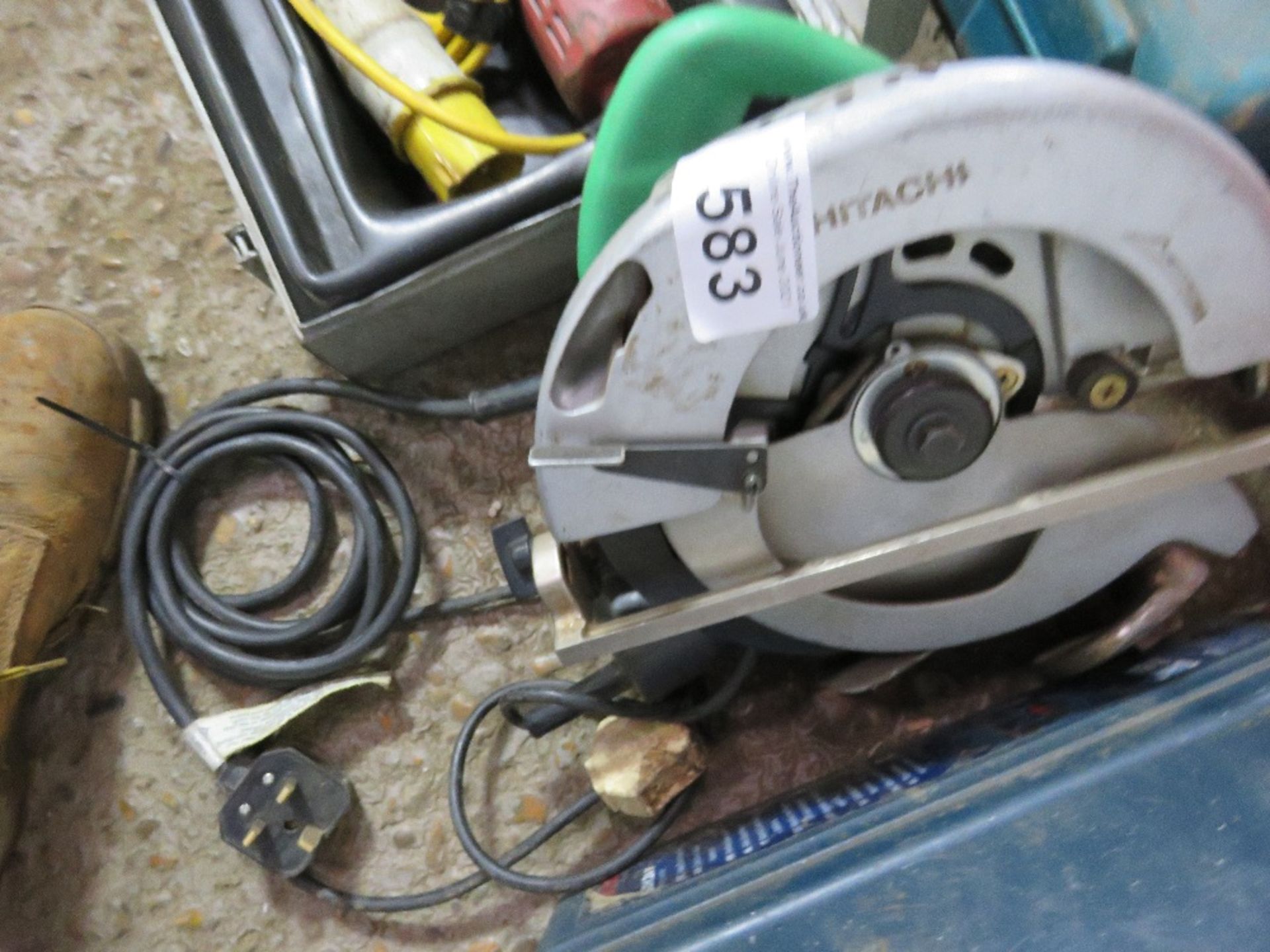 HITACHI 240V CIRCULAR SAW SOURCED FROM DEPOT CLEARANCE.