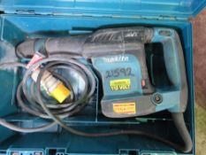 MAKITA AVT 110VOLT POWERED MEDIUM SIZED BREAKER DRILL, IN CASE. UNTESTED, CONDITION UNKNOWN.