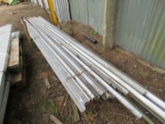 LARGE QUANTITY OF 6M LONG GALVAINSED ANGLE IRONS, 45MM X 45MM APPROX. BELIEVED TO BE 140NO APPROX IN