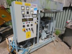 JOHN DEERE 4 CYLINDER 72KVA STAND-BY GENERATOR. EX TOYS-R-US LIQUIDATION. 149 REC HOURS, RUNNING WHE