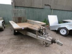 IFOR WILLIAMS GP84GTA TWIN AXLED MINI DIGGER TRAILER. SN:SCK400000Y0304587. DIRECT FROM LOCAL COMPAN