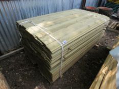 LARGE PACK OF TREATED SHIPLAP TIMBER 1.72M X 95MM APPROX.