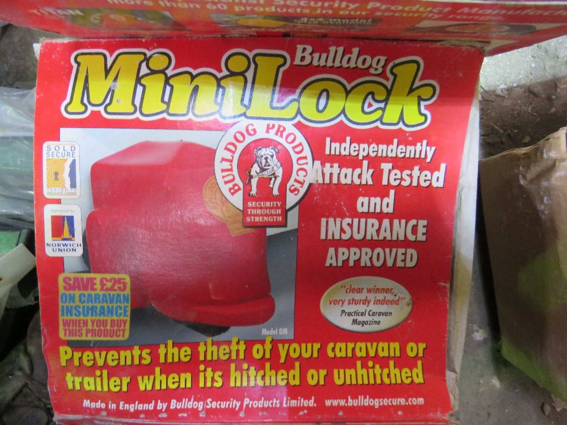 2 X MINI HITCH SECURITY LOCKS. - Image 2 of 2