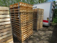 16 X TIMBER PALLETS.