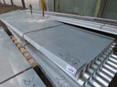 PACK OF 50NO UNUSED GALVANISED CORRUGATED ROOF SHEETS, 12FT LENGTH, 0.9M WIDE, 26 GUAGE.