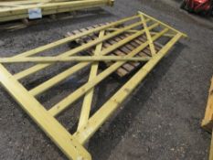 WOODEN FIELD GATE @ 3.3M WIDTH APPROX.