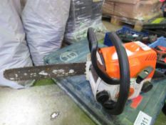 STIHL MS170 PETROL ENGINED CHAINSAW.