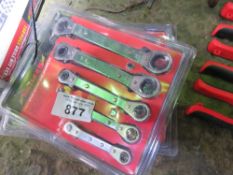 2 X NIELSEN RATCHET SPANNER SETS.