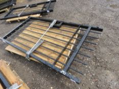 1 X BARBICAN RESIDENTIAL METAL GATE. 1.95M HEIGHT X 0.95M WIDTH APPROX. (PALLET B).