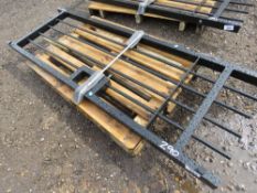 1 X BARBICAN RESIDENTIAL METAL GATE. 1.95M HEIGHT X 0.66M WIDTH APPROX. (PALLET C).