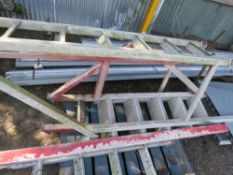 4 x aluminium ladder assemblies