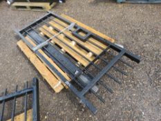 1 X BARBICAN RESIDENTIAL METAL GATE. 1.9M HEIGHT X 0.75M WIDTH APPROX. (PALLET A).