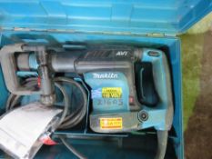 MAKITA AVT 110VOLT POWERED MEDIUM SIZED BREAKER DRILL, IN CASE. UNTESTED, CONDITION UNKNOWN.