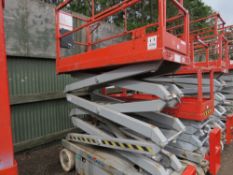 SKYJACK SJ111-3220M SCISSOR LIFT ACCESS PLATFORM. YEAR 2007. SLIDE OUT DECK EXTENSION. SN;M600532. 8