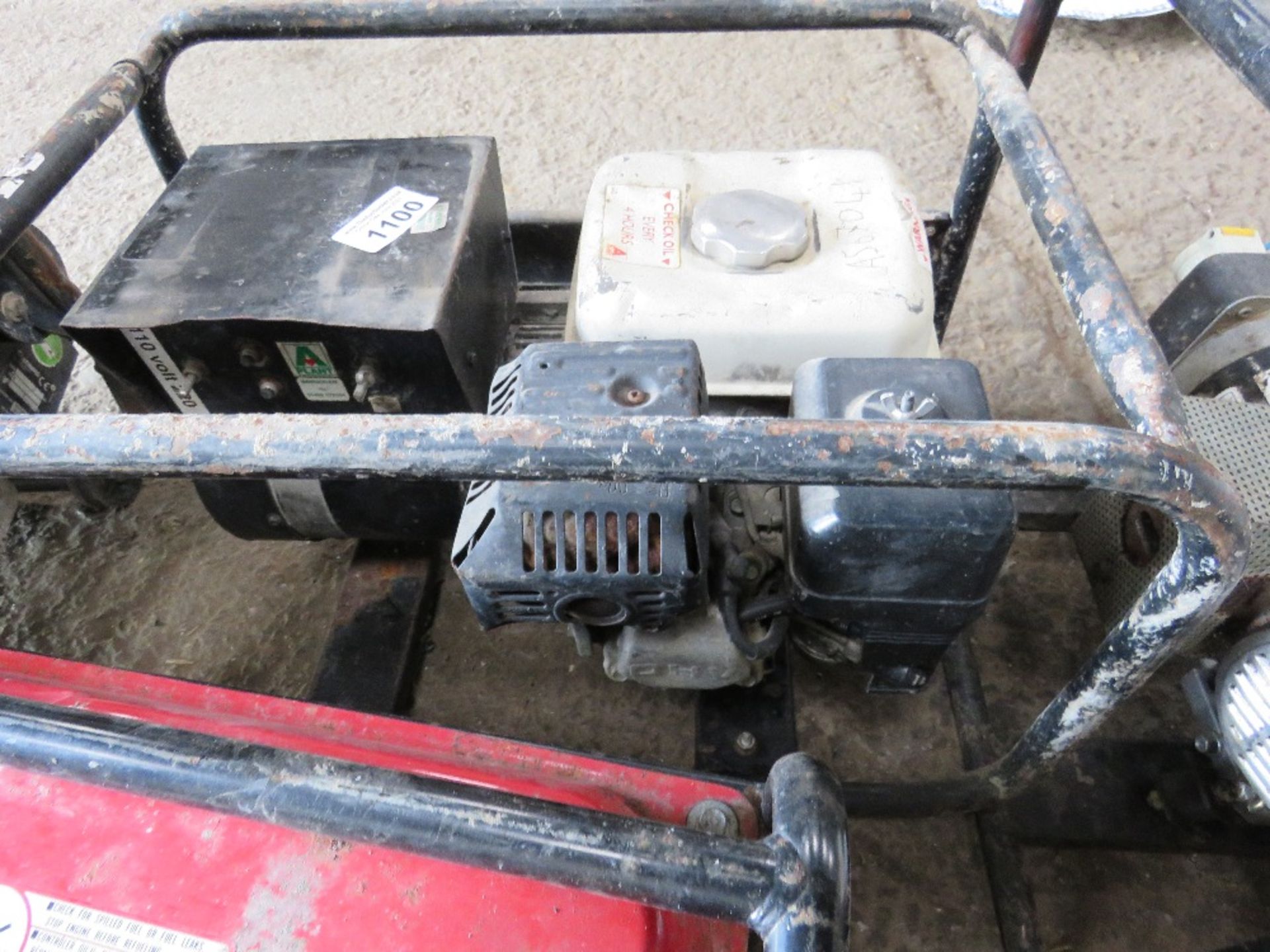 PETROL ENGINED GENERATOR, CONDITION UNKNOWN. DIRECT FROM UTILITIES CONTRACTOR. - Image 3 of 3