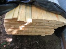 LARGE PACK OF UNTREATED SHIPLAP CLADDING TIMBERS 1.83M X 95MM APPROX.