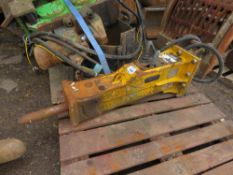 OKTEC EXCAVATOR BREAKER ON 40MM PINS. DIRECT EX COMPANY DUE TO REORGANISATION.