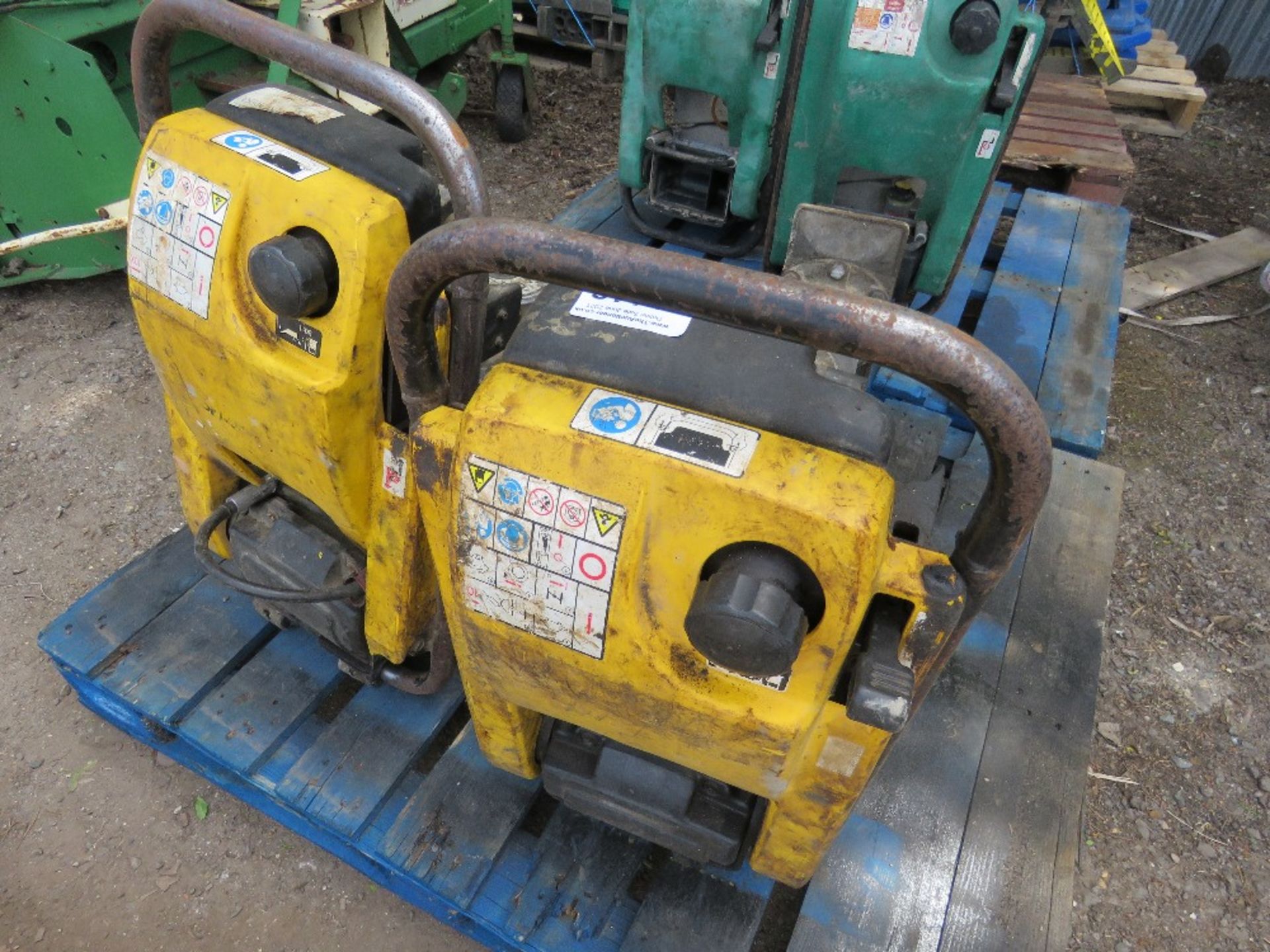 2 X YELLOW TOP WHACKER NEUSON TRENCH COMPACTORS, CONDITION UNKNOWN - Image 2 of 5