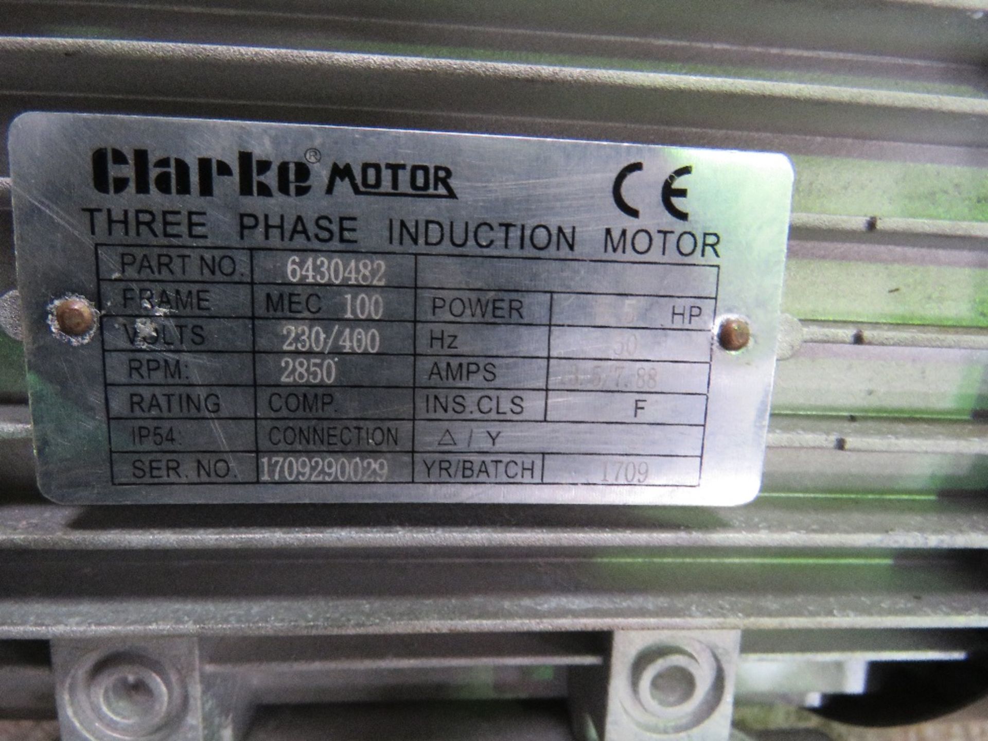 CLARKE GENERATOR ALTERNATOR. - Image 2 of 2