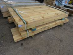 35 X HEAVY DUTY UNTREATED TIMBER POSTS. 10CM X 7CM AND 12CM X 7CM PROFILES, @ 1.8- 2.1M LENGTH APPRO