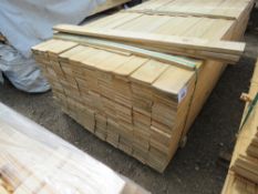 LARGE PACK OF UNTREATED HIT AND MISS BOARDS 1.74M X 9CM APPROX.
