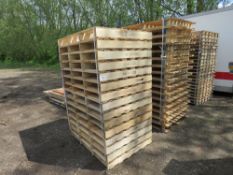 15 X TIMBER PALLETS.