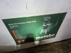 METABO BAS318 240 VOLT POWERED BANDSAW. WAREHOUSE CLEARANCE ITEM, NOT FULLY INSPECTED, SOME PARTS M