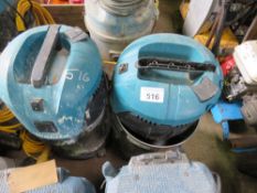 2 X MAKITA 110VOLT VACUUMS.