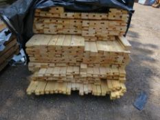 ASSORTED "U"PROFILE UNTREATED BATTENS 1.1M-1.75M LENGTH APPROX.