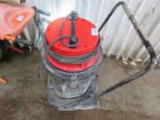 LARGE RED TOPPED INDUSTRIAL VACUUM.