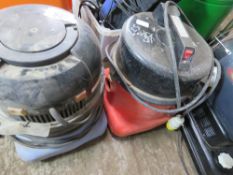 2 X VACUUM CLEANERS, 240 AND 110VOLT, UNTESTED, CONDITION UNKNOWN.