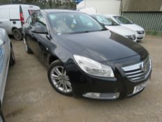 VAUXHALL INSIGNIA SALOON CAR, CDTI MODEL REG:FD12 FCV. 101,094 REC MILES.