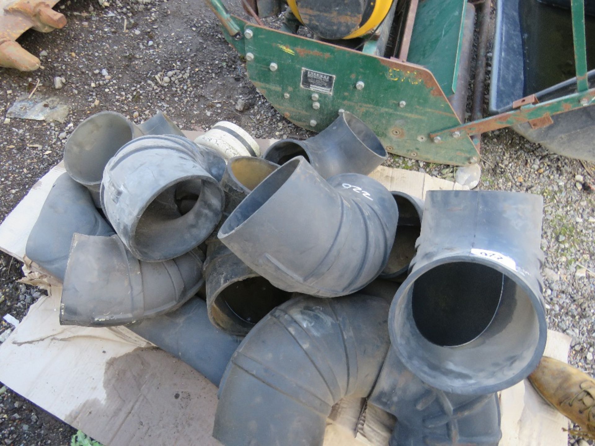 BOX OF LARGE RUBBER ELBOWS. - Image 2 of 2