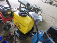 ELECTRIC POWERED KNAPSACK SPRAYER, LITTLE USED.