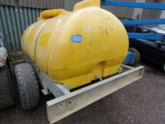 TRAILER ENGINEERING 2000 LITRE SITE TOWED WATER BOWSER. DIRECT FROM LOCAL COMPANY BEING SURPLUS TO R