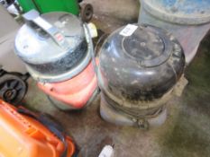 2 X VACUUM CLEANERS, 240 AND 110VOLT, UNTESTED, CONDITION UNKNOWN.