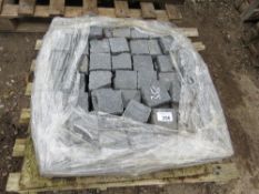 PALLET CONTAINING SMALL GRANITE TYPE SETS.