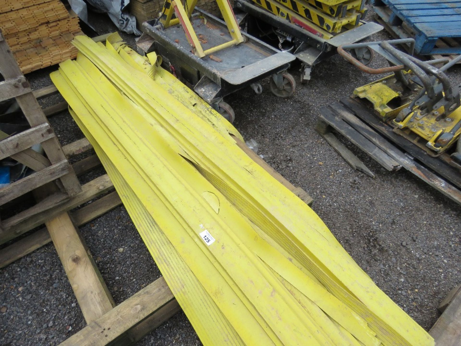 YELLOW CABLE DUCTS.