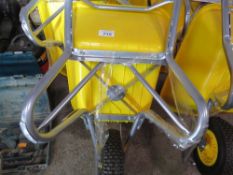 HEAVY DUTY BUILDER'S WHEELBARROW, LIGHTWEIGHT, UNUSED.